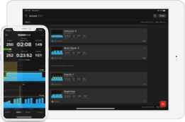 TrainerRoad app interface showing a structured cycling workout